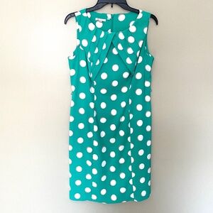 Teal Sleeveless Belted Dress size 10